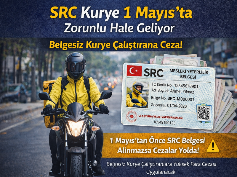 Belgesiz Kurye Çalıştırana Ceza!