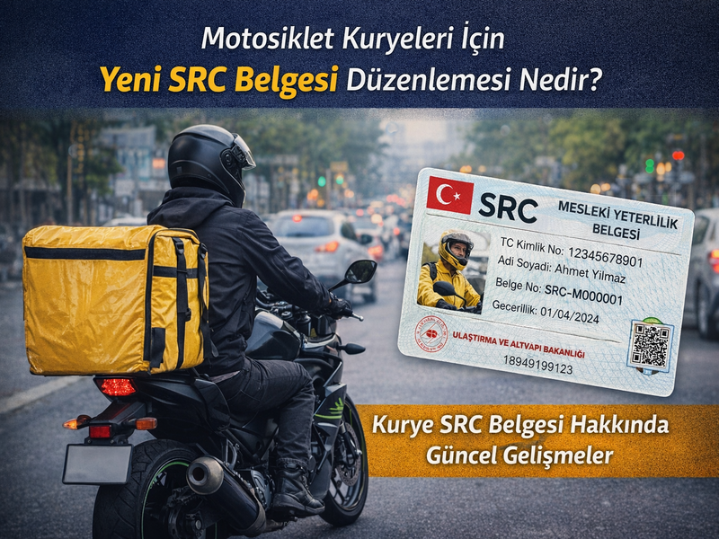 Motosiklet Kuryeleri İçin Yeni SRC Belgesi Düzenlemesi Nedir?